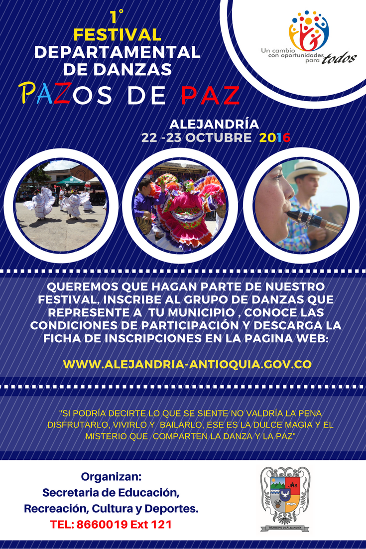 1� FESTIVAL DEPARTAMENTAL DE DANZAS - PAZOS DE PAZ -